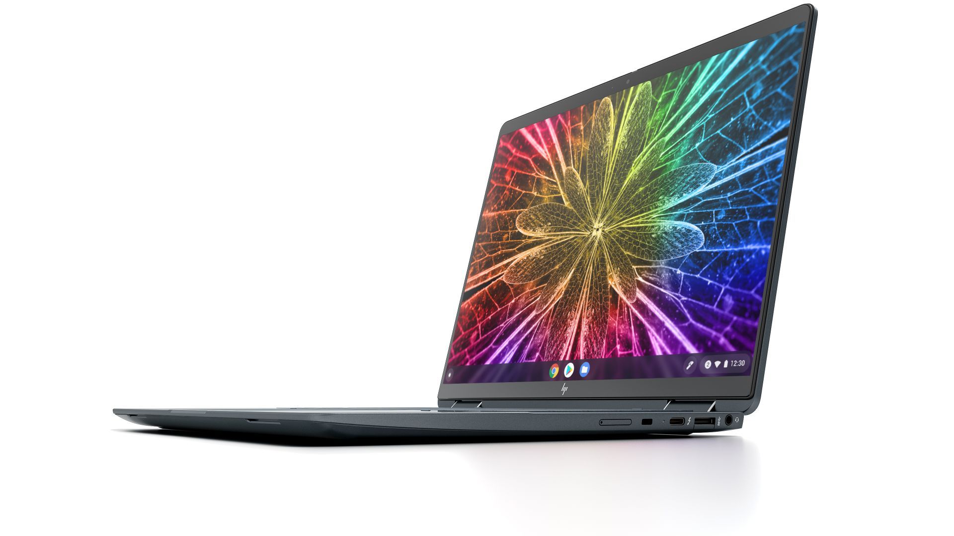 The HP Elite Dragonfly Chromebook comes with a haptic trackpad and