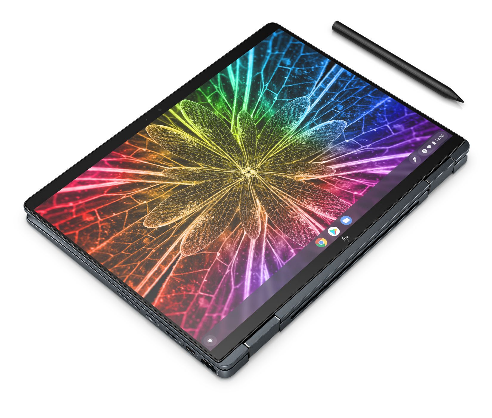 The HP Elite Dragonfly Chromebook comes with a haptic trackpad and