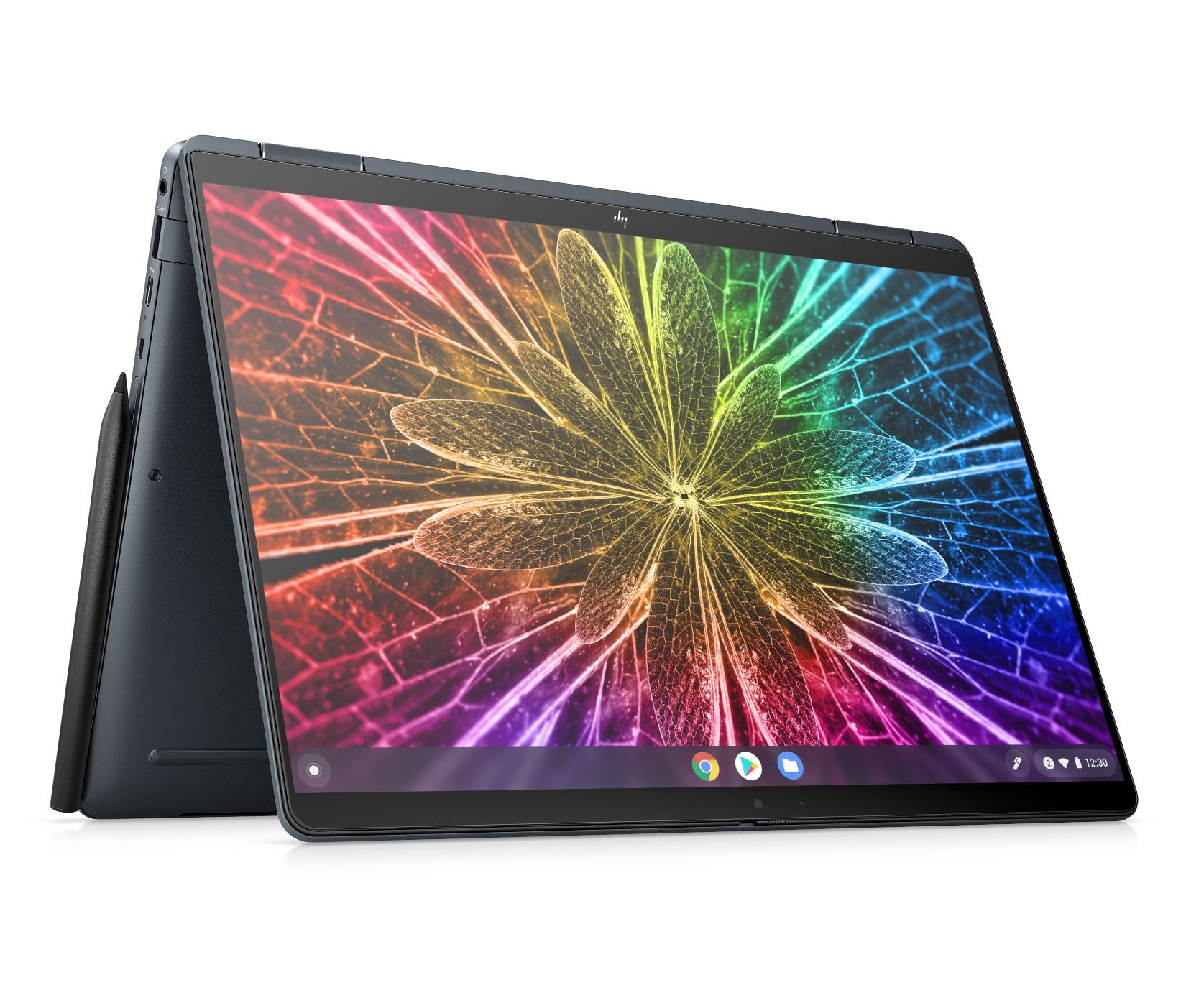 The HP Elite Dragonfly Chromebook comes with a haptic trackpad and