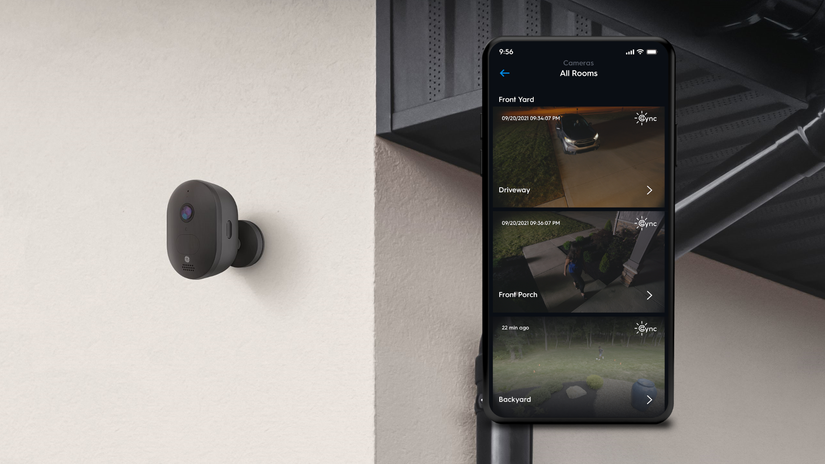 GE Lighting's new outdoor camera comes in wired and battery flavors