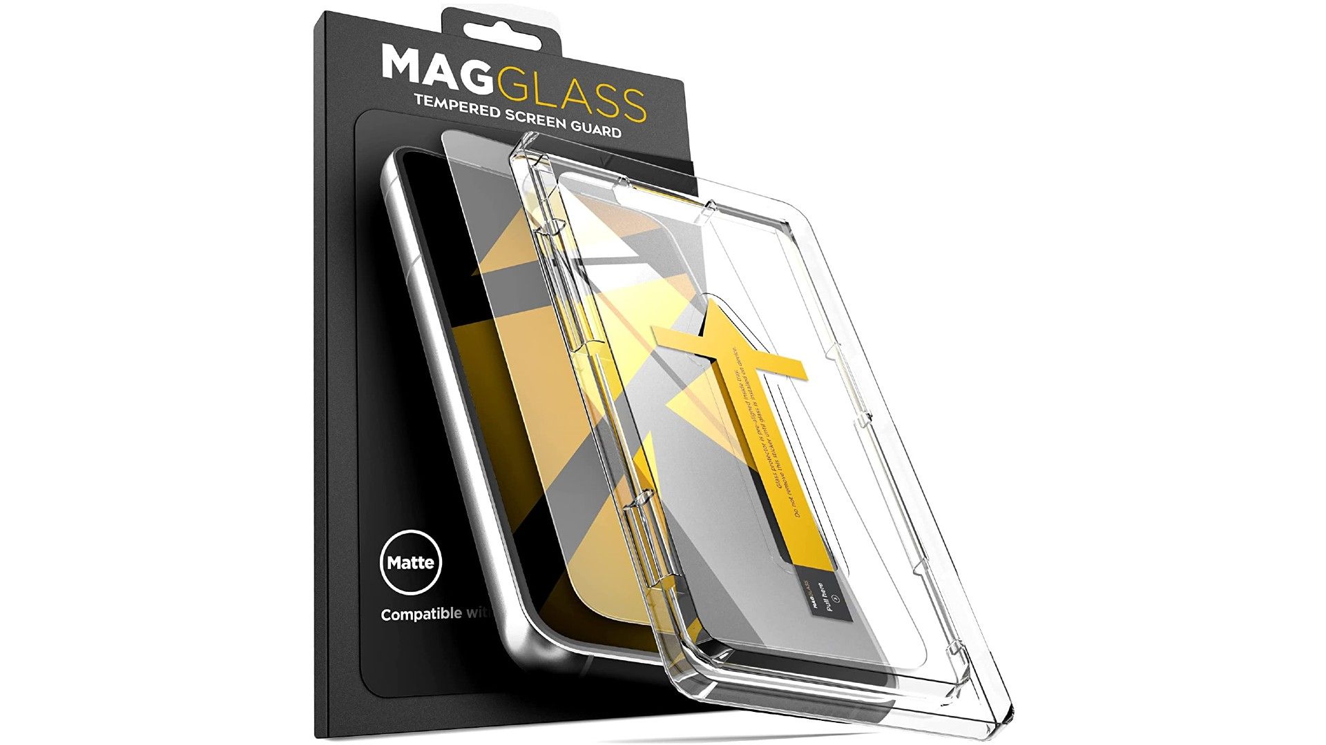 Kaca Tempered MagGlass Dirancang untuk Samsung Galaxy S22+