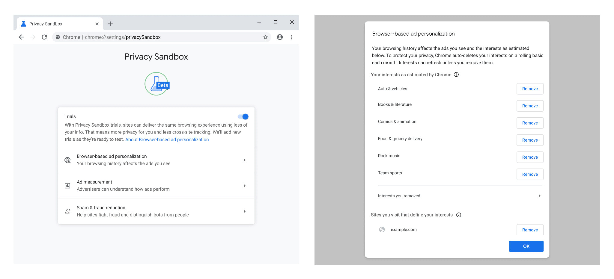 Google starts testing a new way to personalize ads based on interests