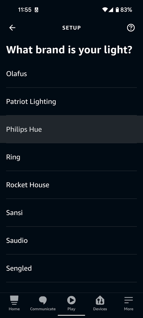 How to connect a Philips Hue light to Alexa