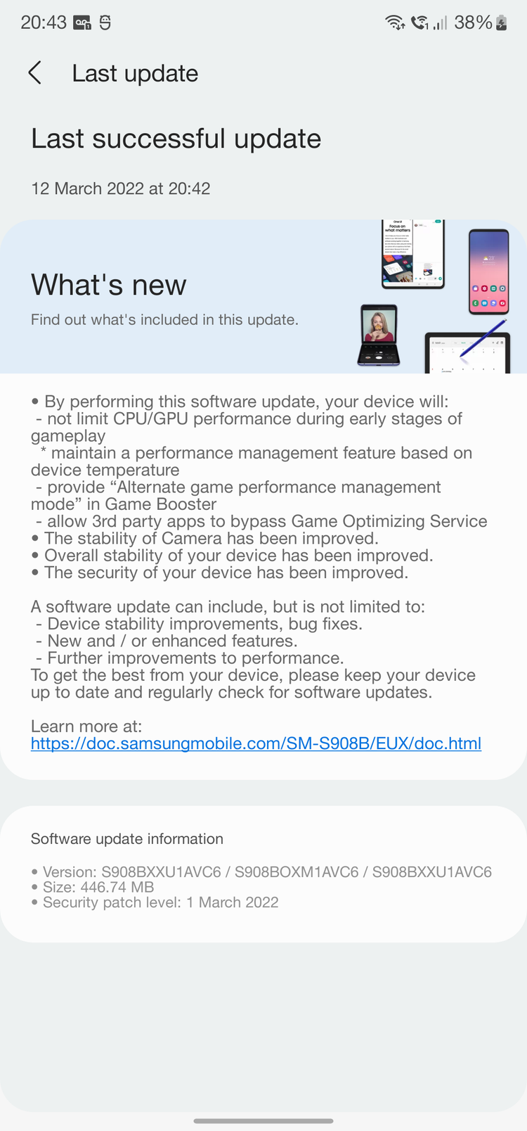 Samsung Galaxy S22 update now widely available, removes performance ...