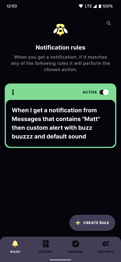 How to set custom notification vibration patterns on Android