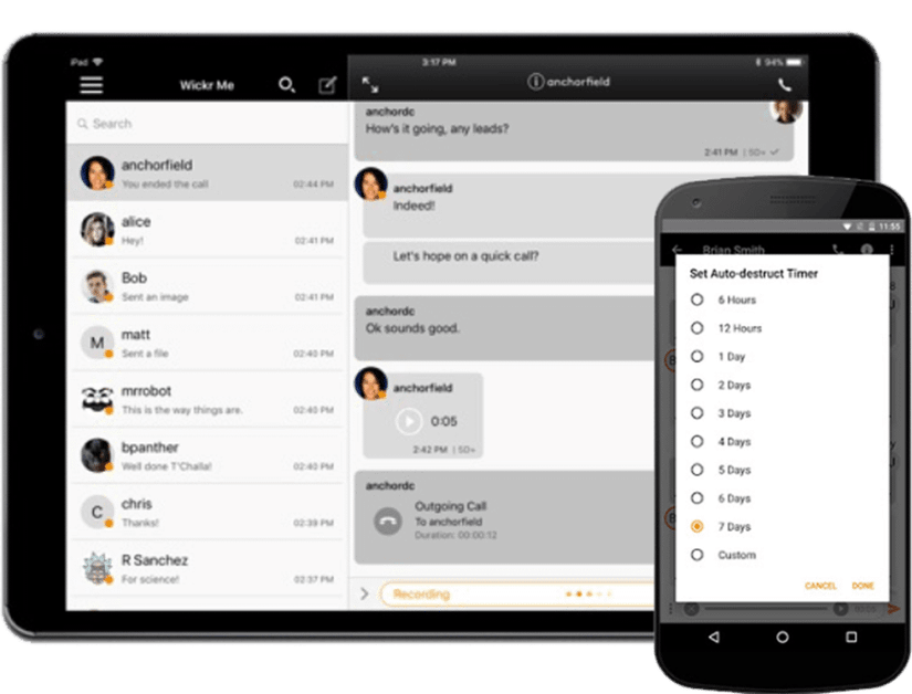Wikr 8 best encrypted messaging apps