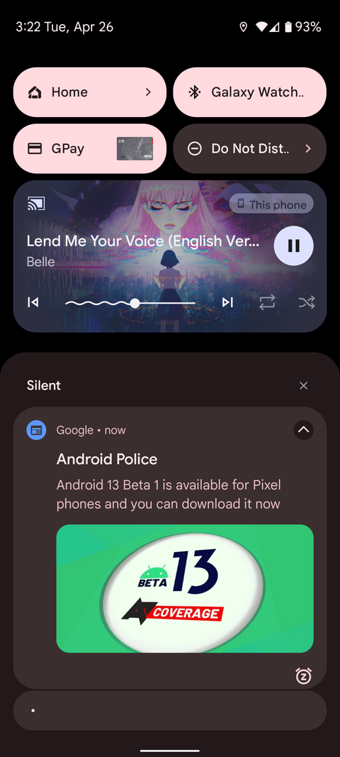 Android 13 Beta 1 hands-on: A smooth, squiggly, and subtle upgrade