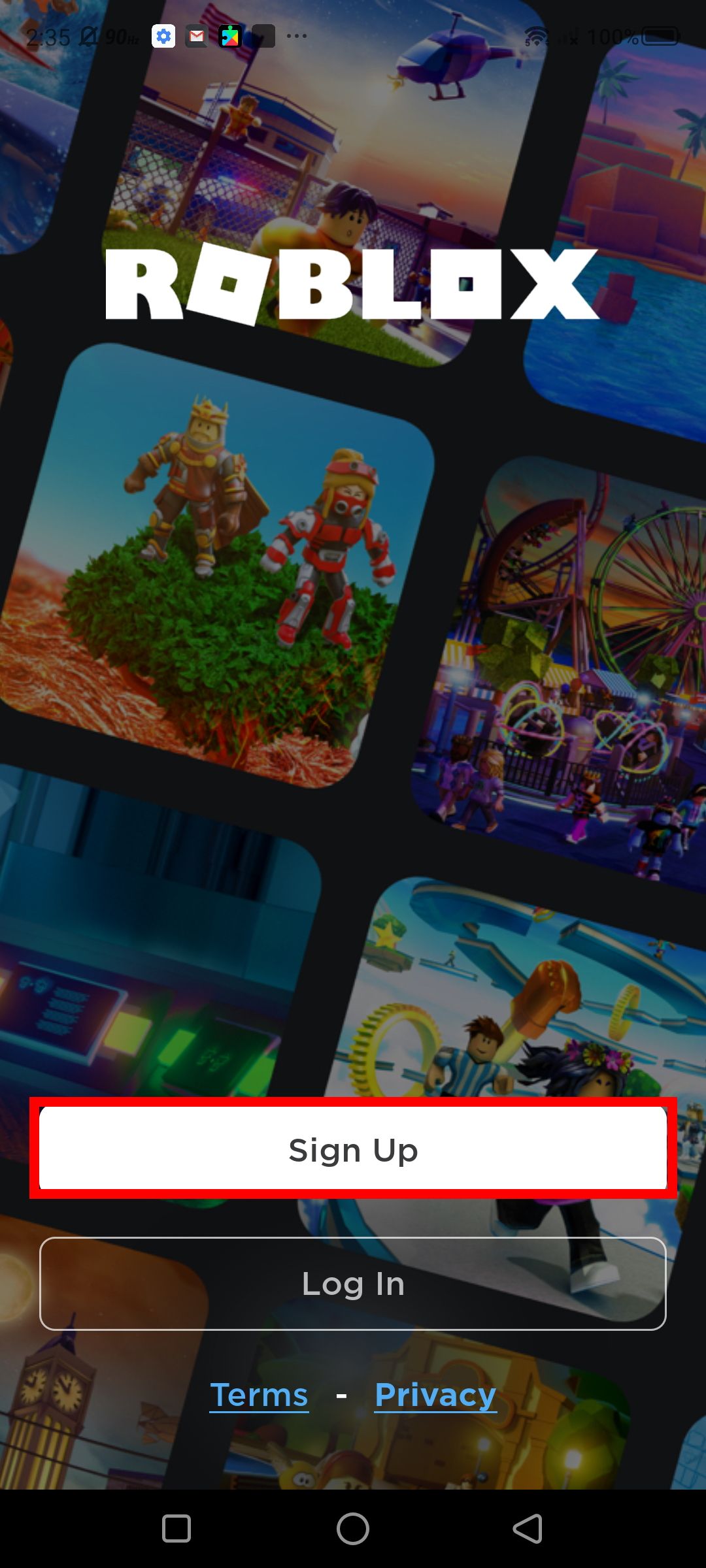 Roblox Beginner S Guide Robox Sign Up 1 