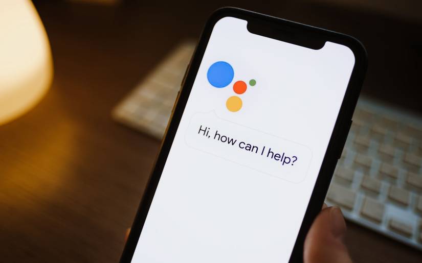 Google Assistente em um smartphone