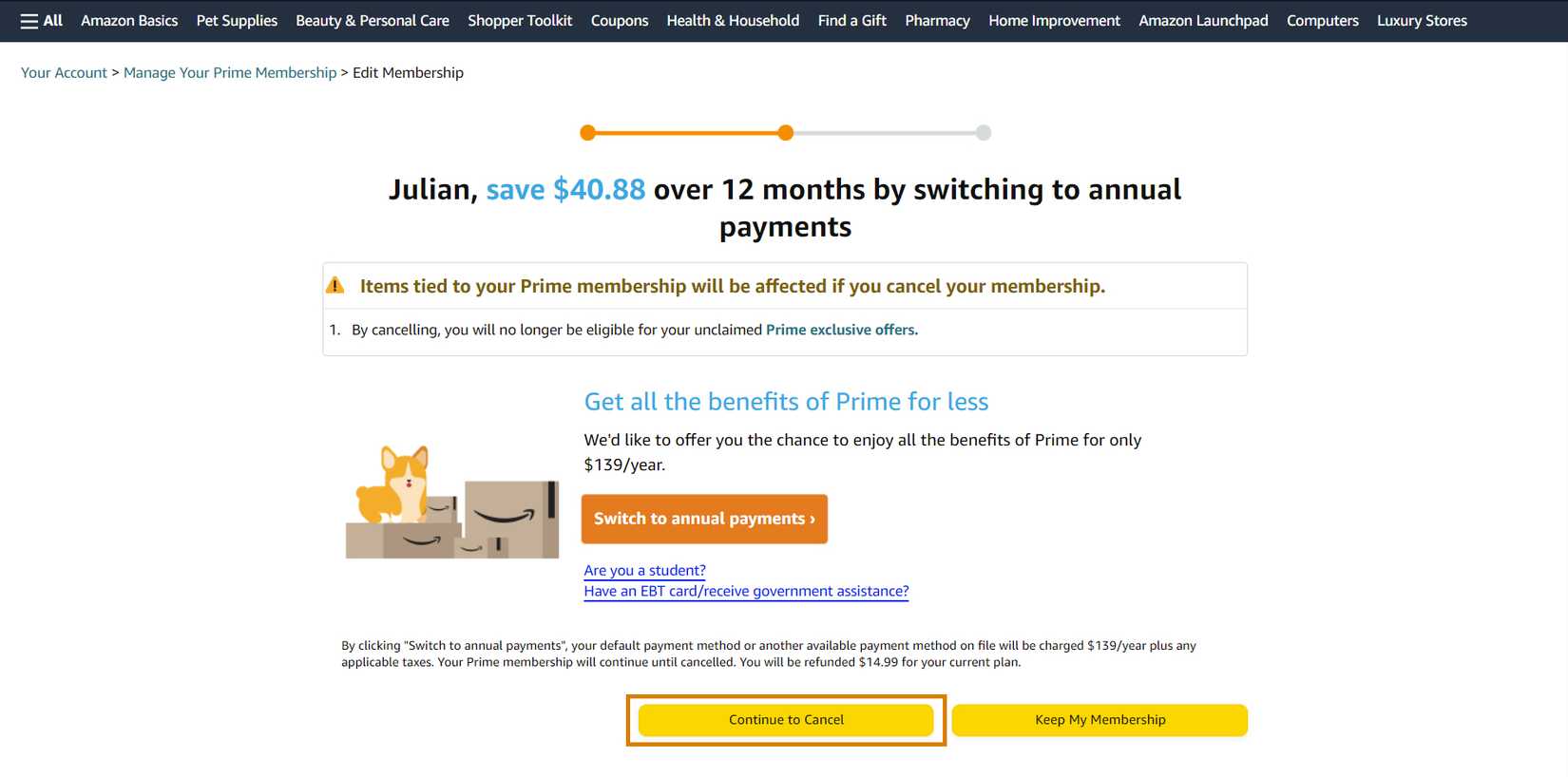 How to cancel your Amazon Prime subscription