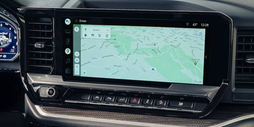 Android Automotive as shown in a 2022 Chevy Silvarado.