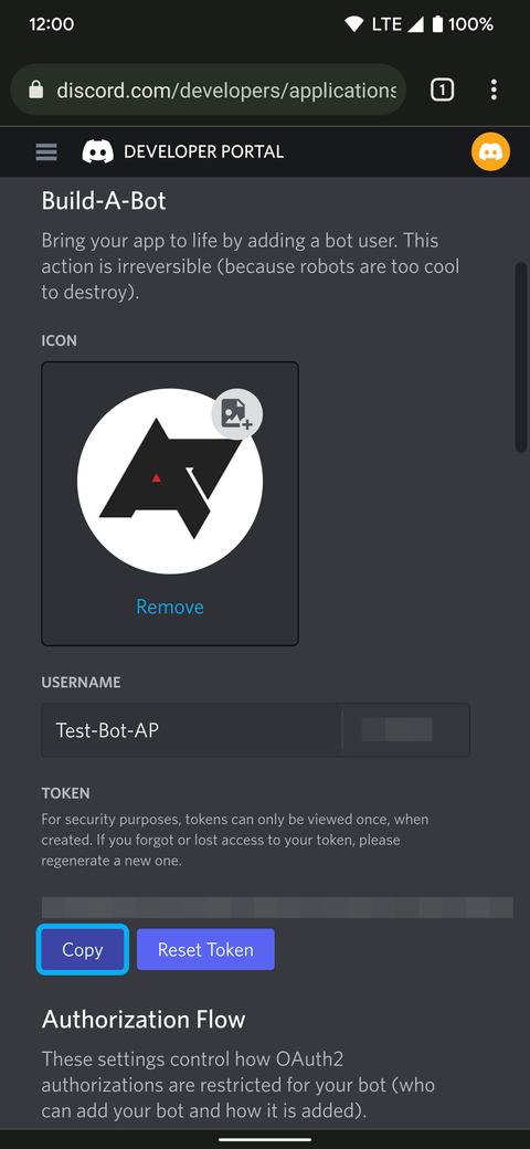 Bot Token How to create a Discord Bot