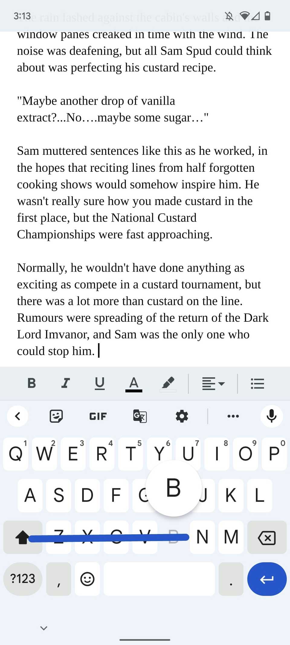 gboard-fast-capitalização