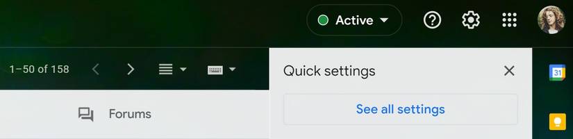 gmail for desktop settings tab