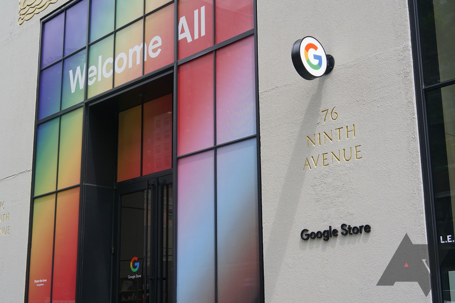 The exterior of the Google Store in Chelsea