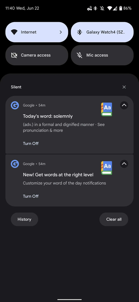 Google's Word of the Day notifications eloquently extend triumvirate of ...