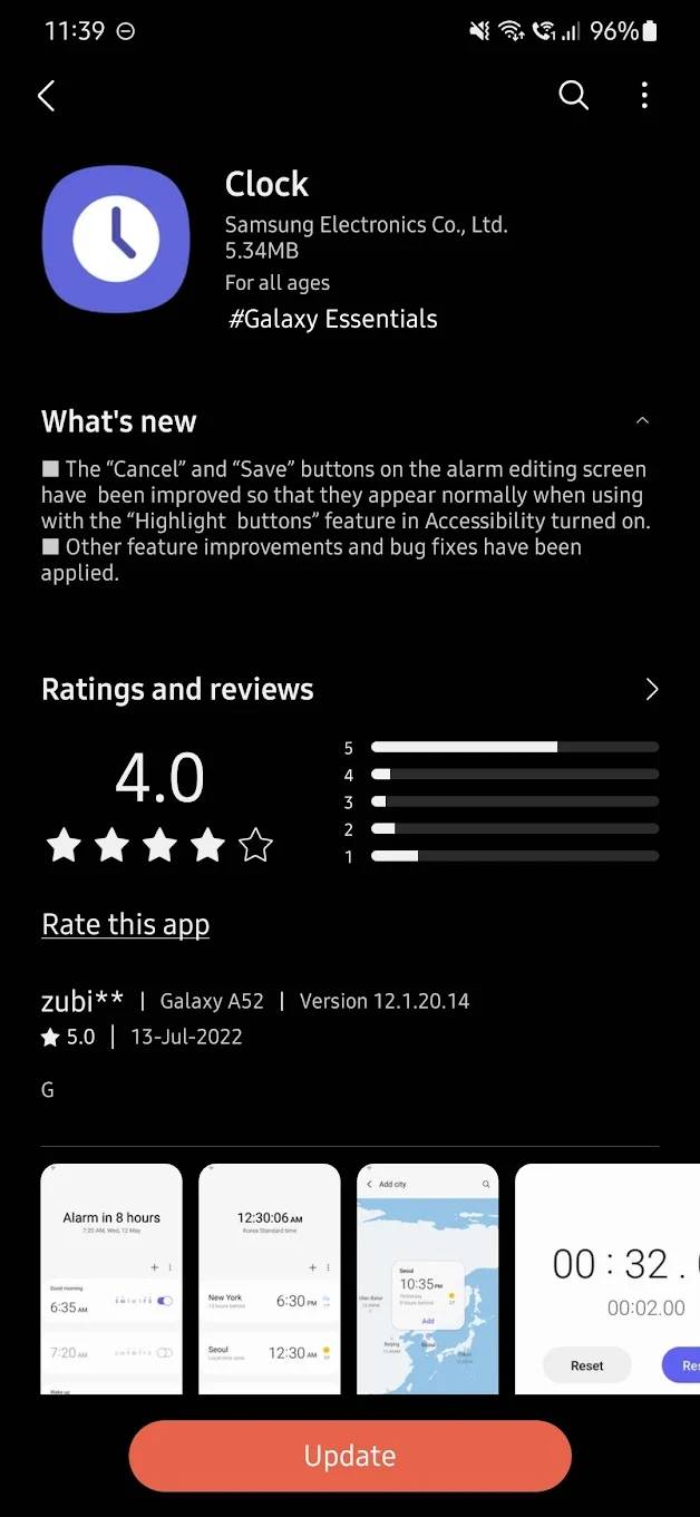 Ahead of One UI 5, Samsung updates its Notes and Clock apps