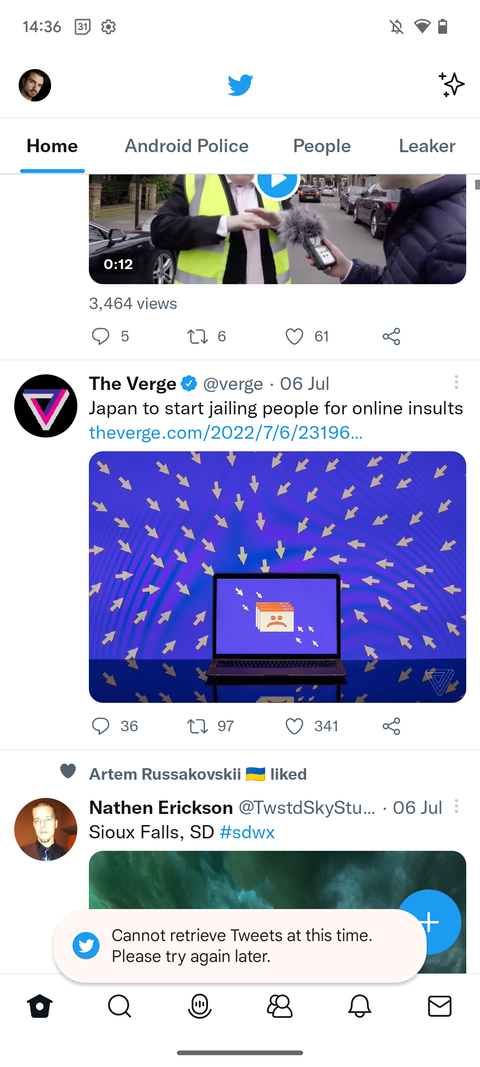 Twitter went down in huge outage this morning