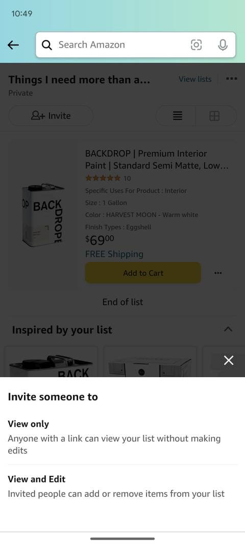 How to create an Amazon wish list