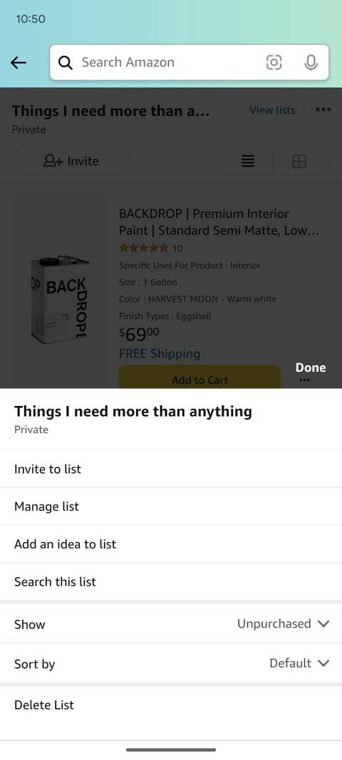 How to create an Amazon wish list
