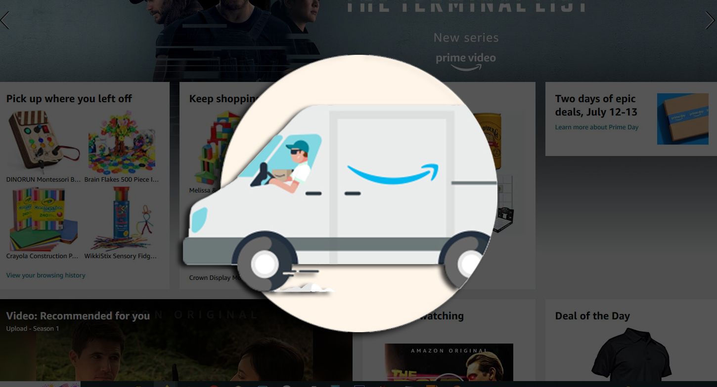 How to change the shipping address on an Amazon order