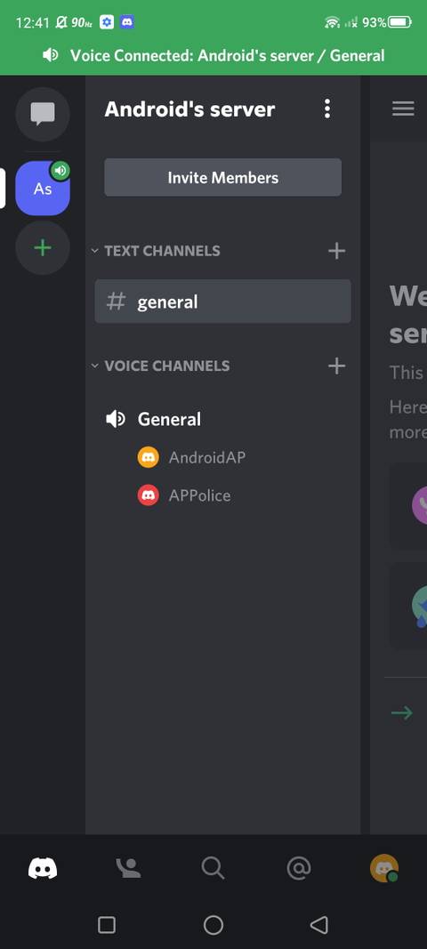 Screenshot display of Discord users in voice channel