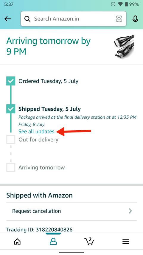 How to track Amazon packages on your phone or desktop