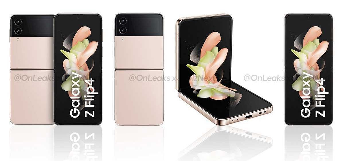 Official Galaxy Z Flip 4 renders leak, giving us our best look yet