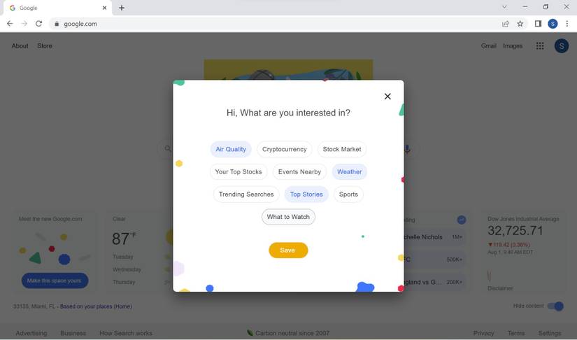 Google is testing Discover-style widgets for its desktop website again