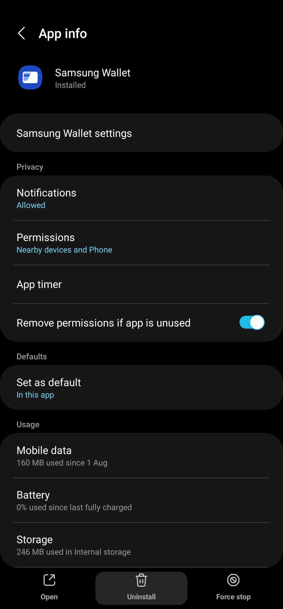 Samsung Wallet: How to disable the contactless payment app