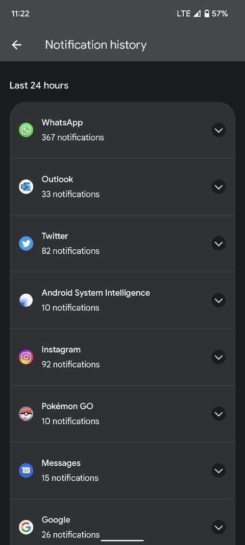 How to check your notification history on your Android phone