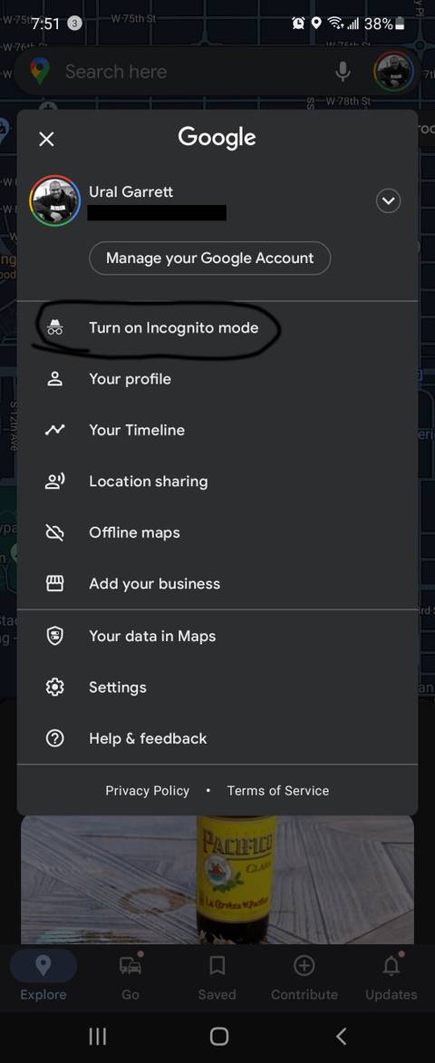 How to share your real-time Google Maps location and directions