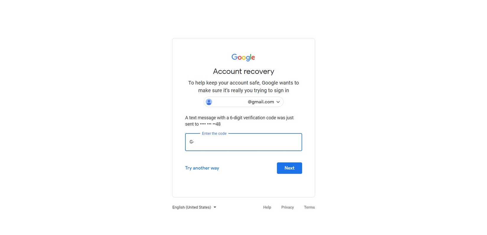 How to recover your Google account