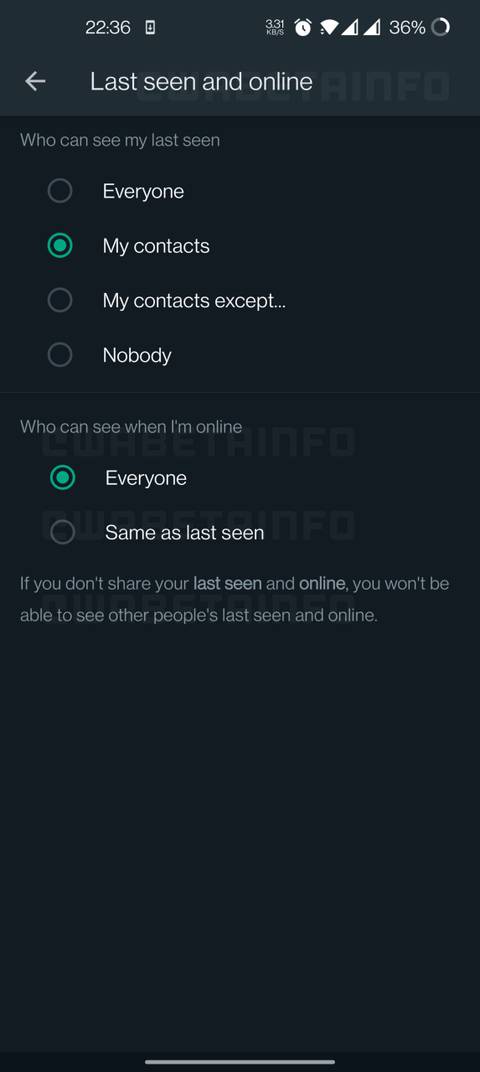 Some lucky WhatsApp users can now hide their online status