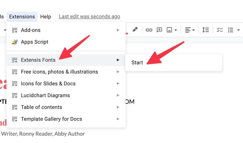 How to add fonts to Google Docs