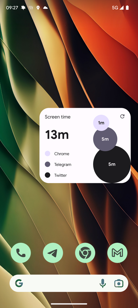 Google now lets you poke the Digital Wellbeing widget when it's being ...