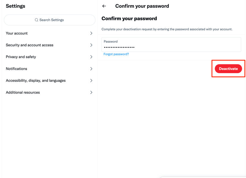 How to delete your Twitter account