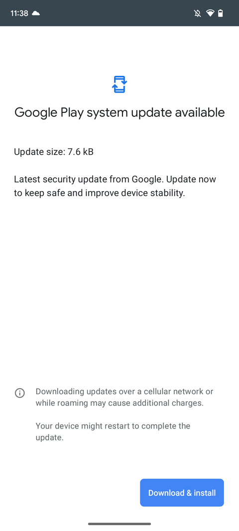 The Pixel 7 and 7 Pro can’t install their first Google Play system update