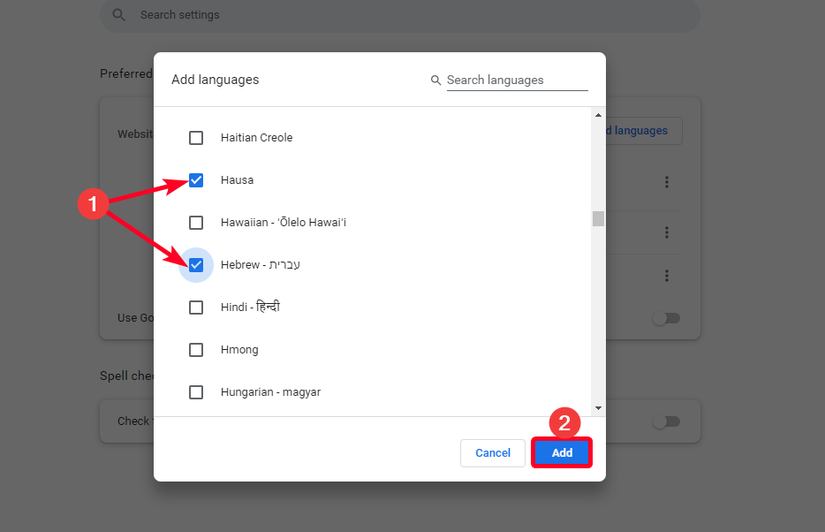 Google Language Options How to change the language in the Google Chrome browser