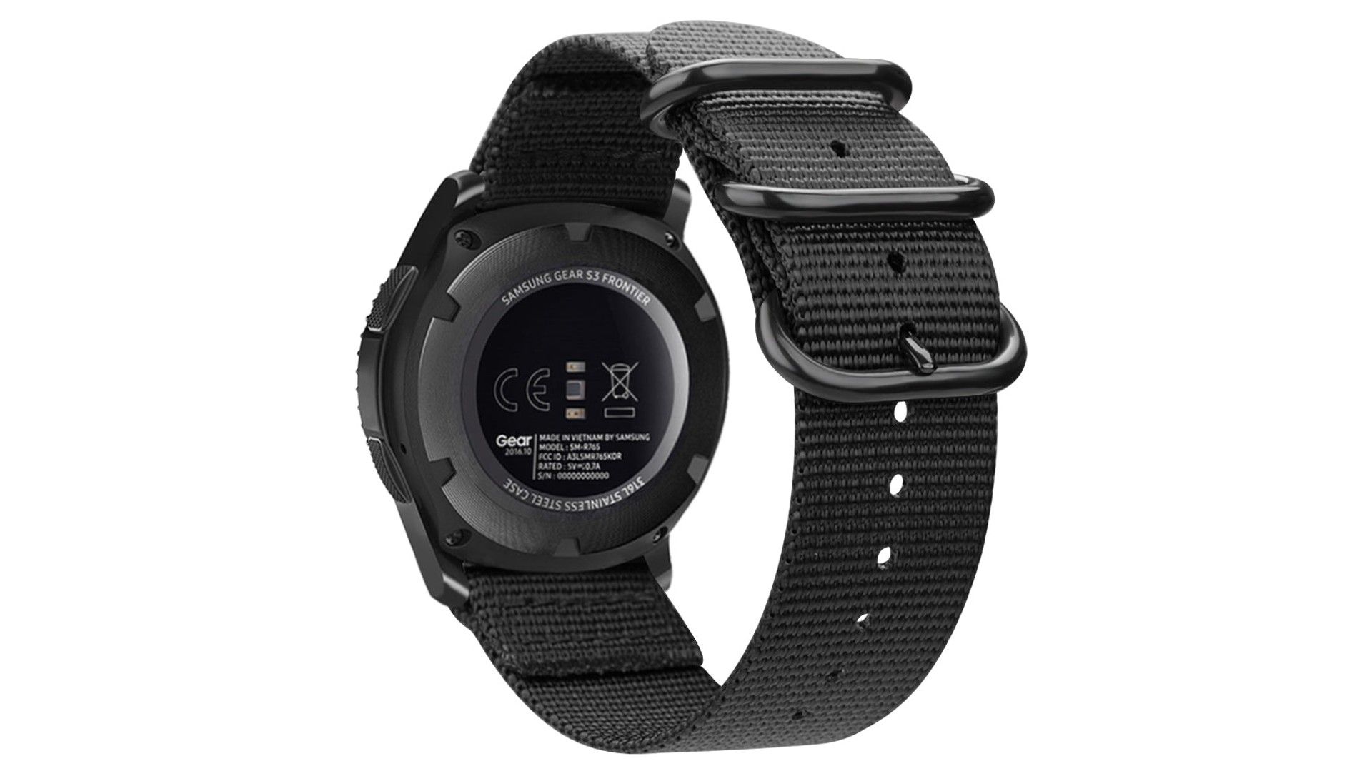 حزام نايلون Fintie لهاتف Samsung Gear S3
