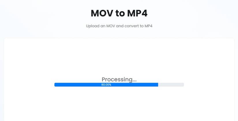 How to convert MOV files to MP4, the TinyWow way