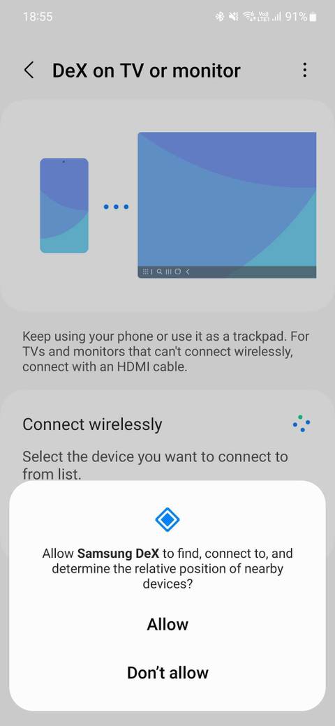 Dex Connection Android How to set up Samsung DeX on your Galaxy smartphone or tablet