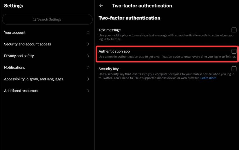 How to set up two-factor authentication on Twitter