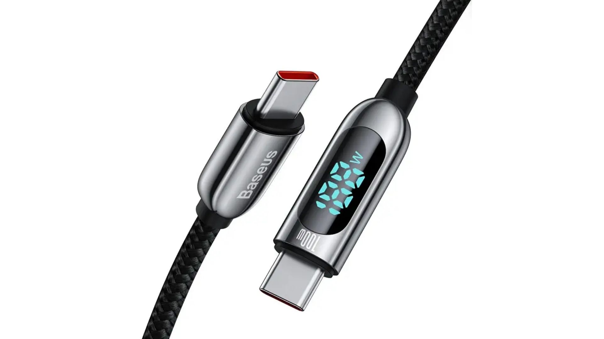 baseus fast charging cable with led display
