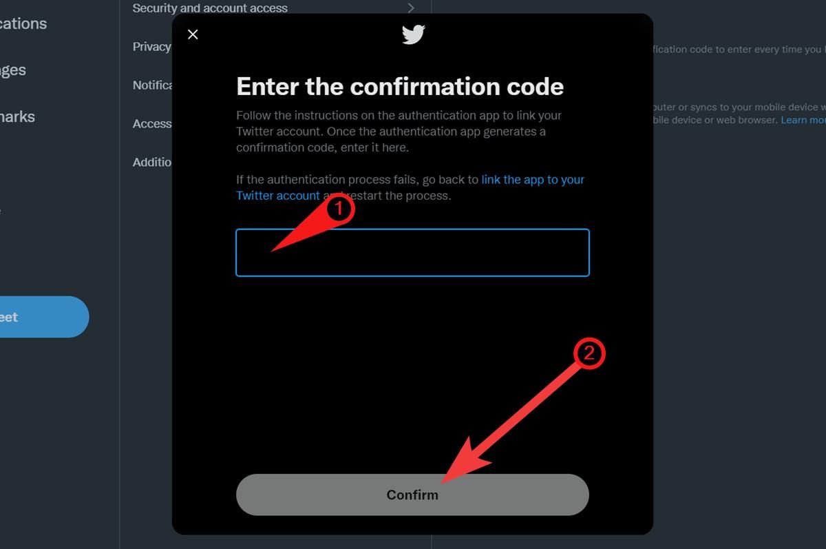 How to set up two-factor authentication on Twitter