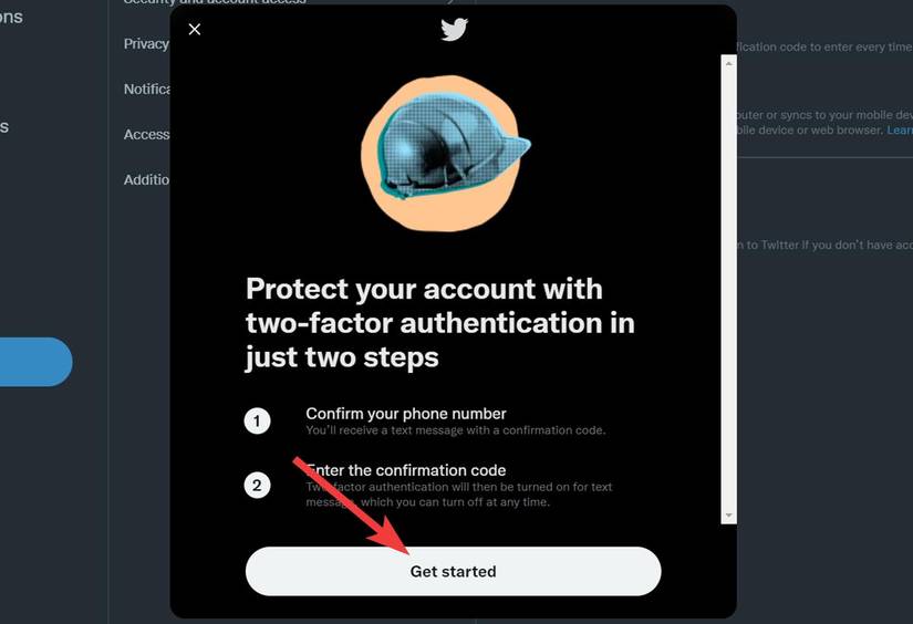 How to set up two-factor authentication on Twitter