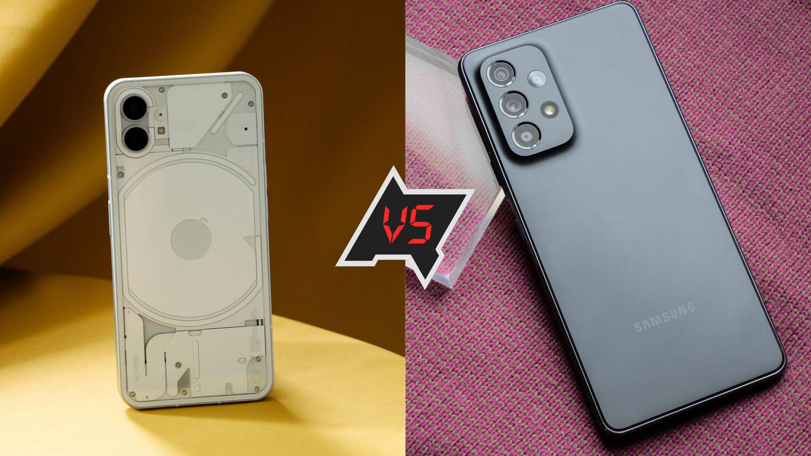 Nothing Phone Samsung Galaxy A53 5G: Pure value for the money