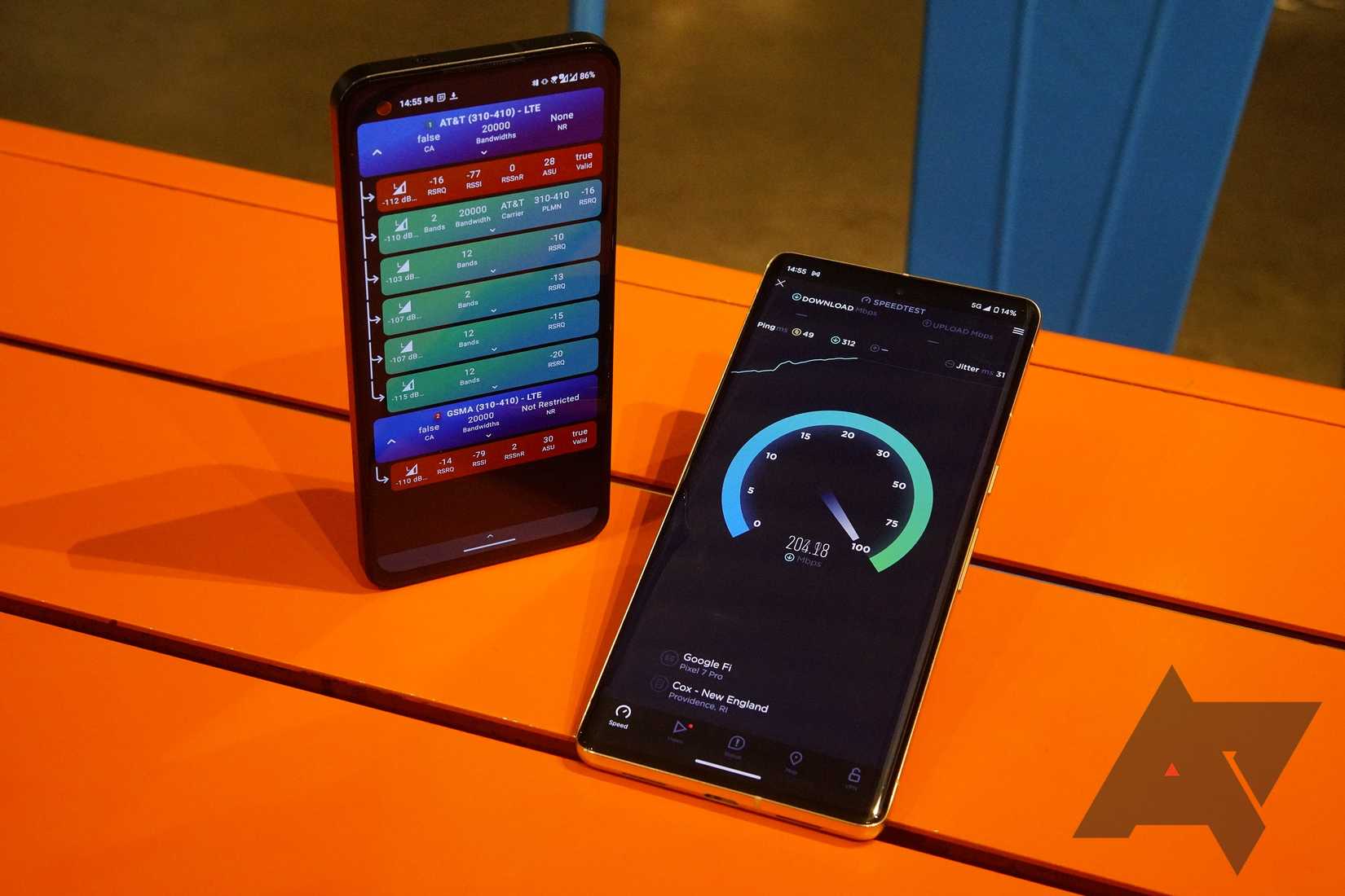 pixel-7-pro-asus-zenfone-9-cellreader-speedtest-net-signal 1