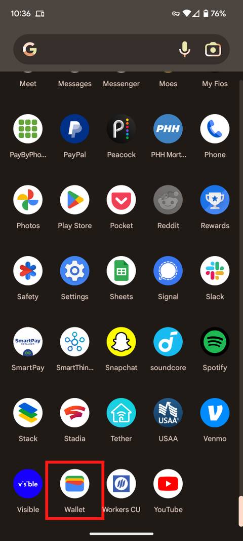 Google Wallet: How to add or remove credit cards