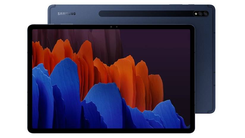 Samsung Galaxy Tab S7+ em Azul Místico